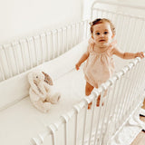 'Faith' Cream Floral Bunny Plush Toy