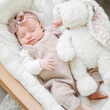 'Faith' Cream Floral Bunny Plush Toy